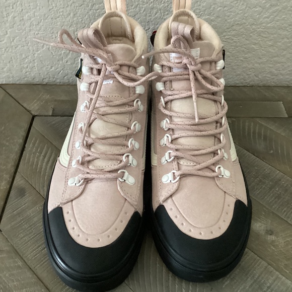 VANS SK8 HI DR MTE-2 DUSTY ROSE BLACK SIZE 9 Cold Weather Shoes BOOTS - Picture 9 of 11